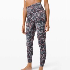 Lululemon Athletica Align HR Pant Leggings 25" in Water Blossom Multi Size 2